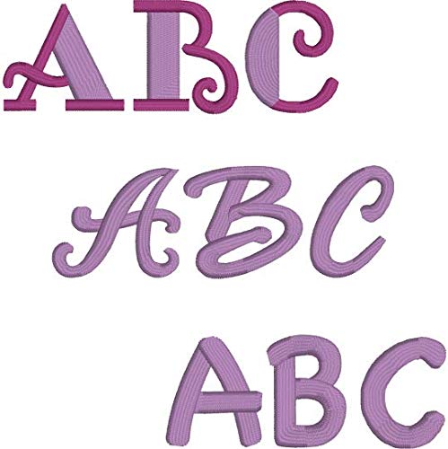 Embrilliance Font Collection 1 Embroidery Software for Mac & PC