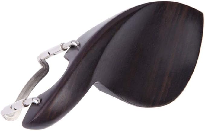 Violin Ebony Chin Rest with Standard Bracket for 3/4 Violin
