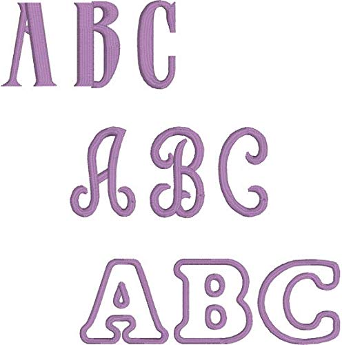 Embrilliance Font Collection 1 Embroidery Software for Mac & PC