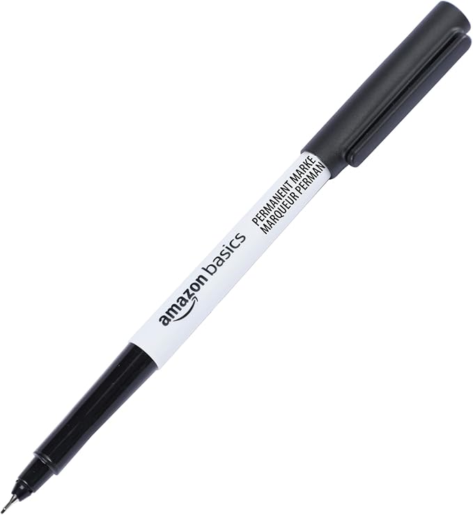 Ultra Fine Point Permanent Markers, Black, 24-Pack