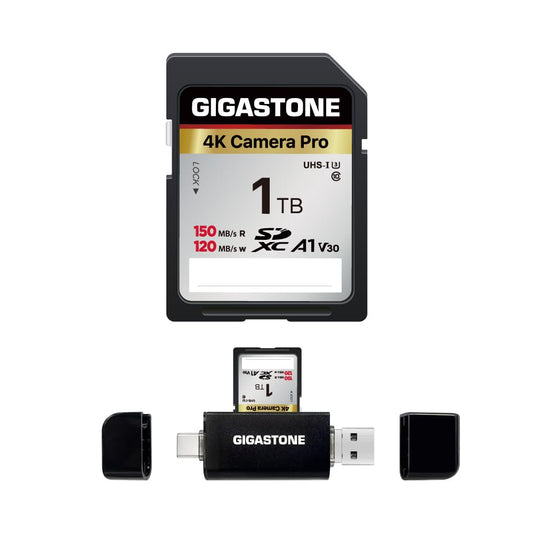 GIGASTONE 1TB SD Card with USB Type C Card Reader