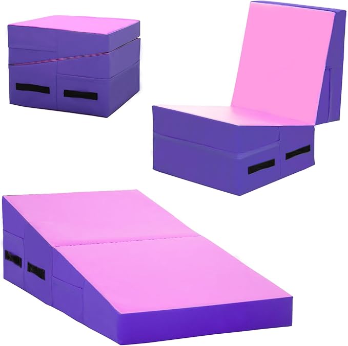 Gymnastics Mat Incline Indoor/Outdoor Tumbling- Size: 34x24 Inch