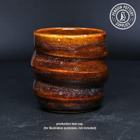 Penguin Pottery - Celadon Series - Glossy Chestnut Brown