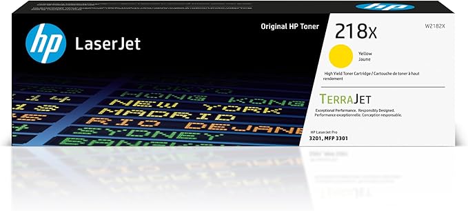 HP 218X Yellow High-Yield Toner Cartridge