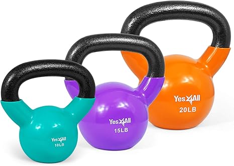 Kettlebell Set Vinyl Coated