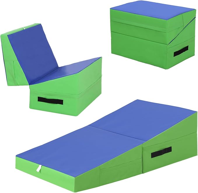 Gymnastics Mat Incline Indoor/Outdoor Tumbling- Size: 34x24 Inch