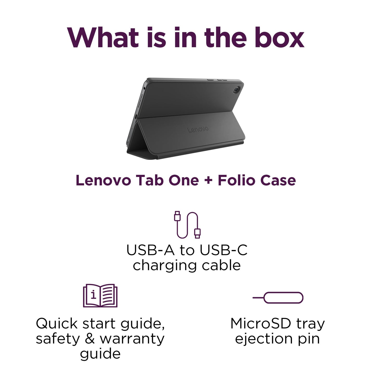 Lenovo Tab One - Lightweight Tablet - 4 GB Memory - 64 GB Storage