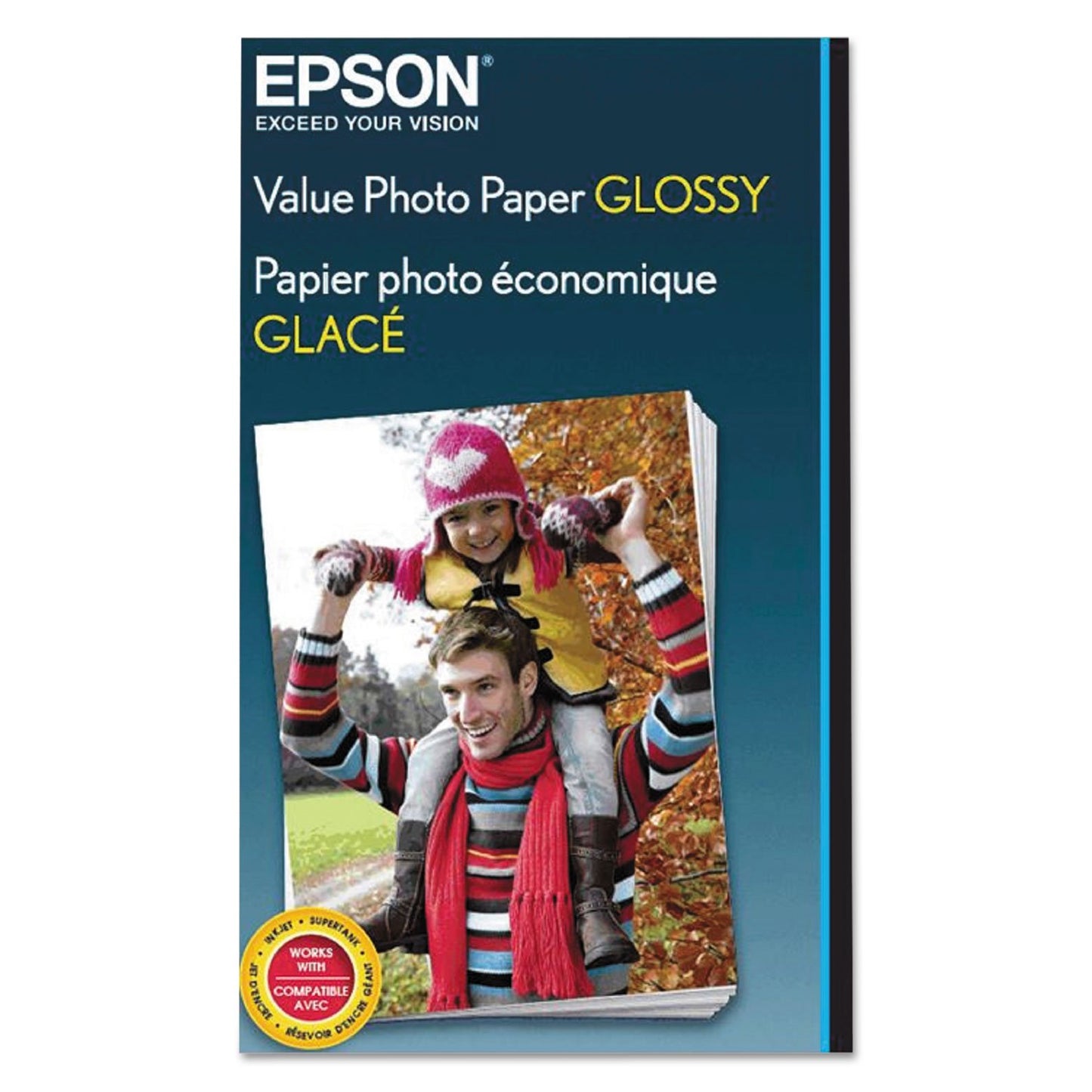 Photo Paper Glossy, 4"x6", 100 Sheets