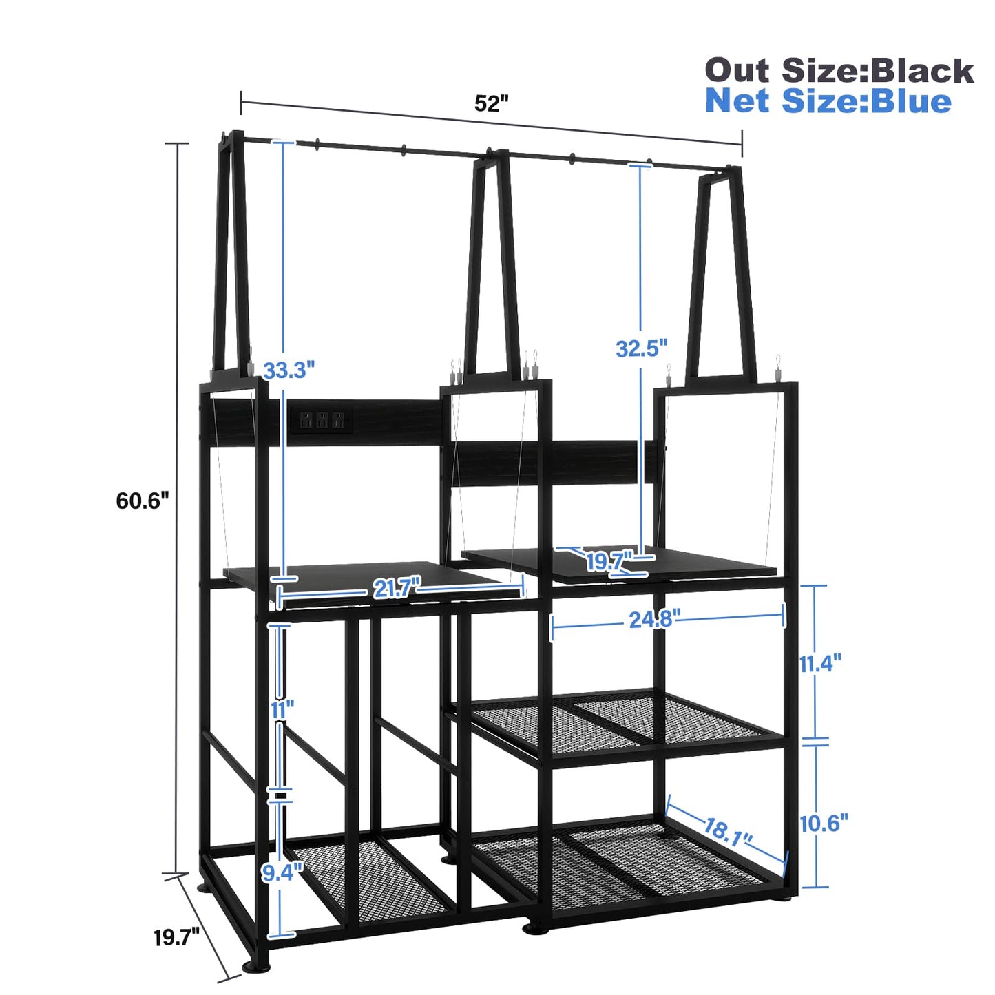 3D Printer Stand with Filament Storage
