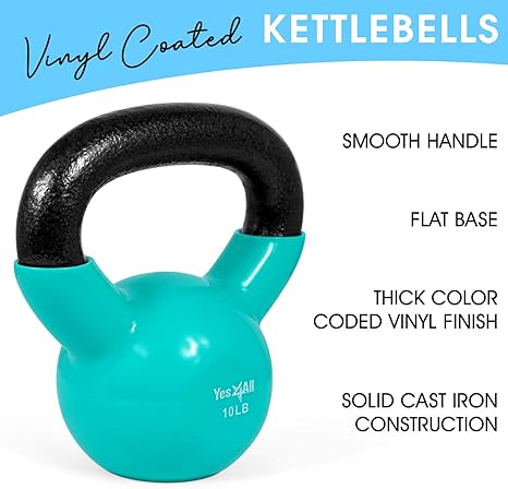 Kettlebell Set Vinyl Coated