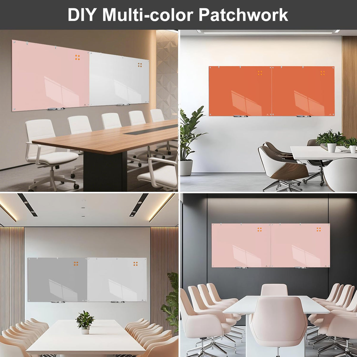 TSJ OFFICE White Board for Wall - 48" x 36"