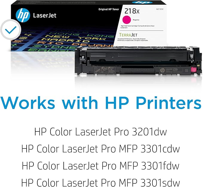 HP 218X Magenta High-Yield Toner Cartridge