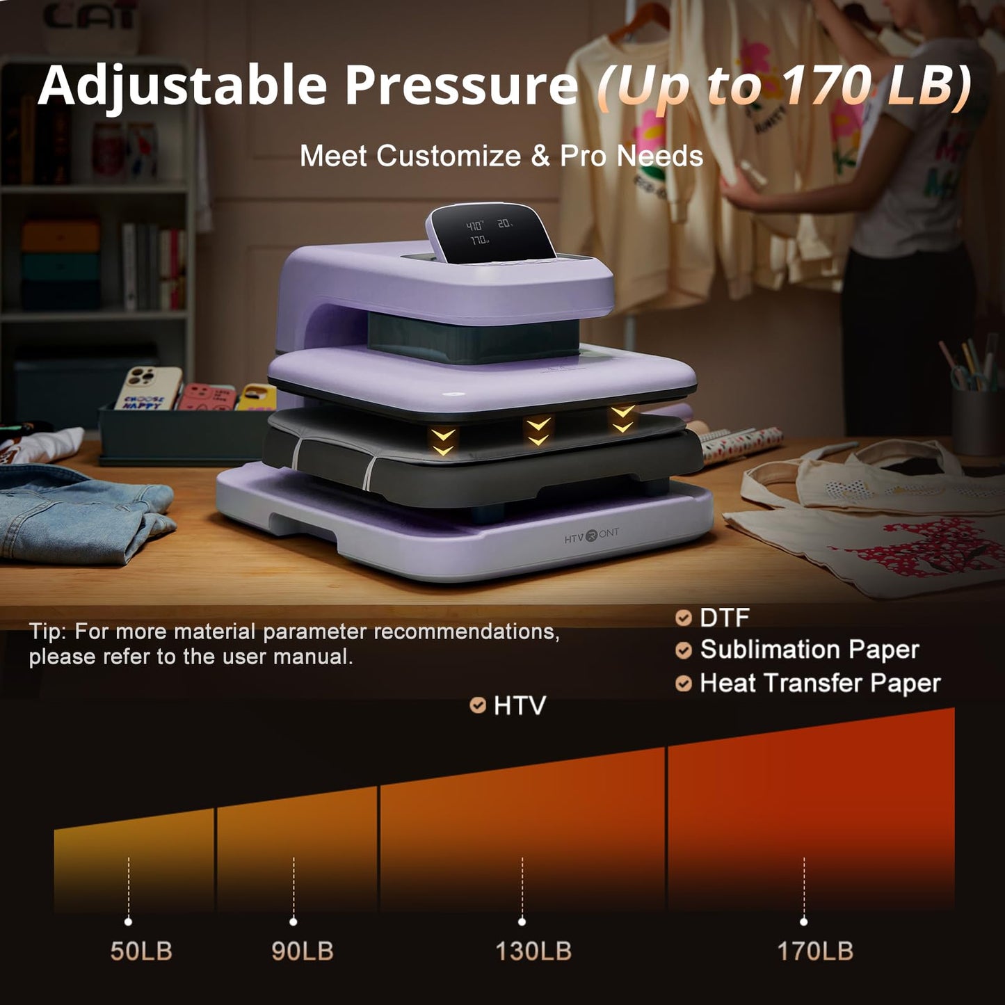 HTVRONT Auto Heat Press 2