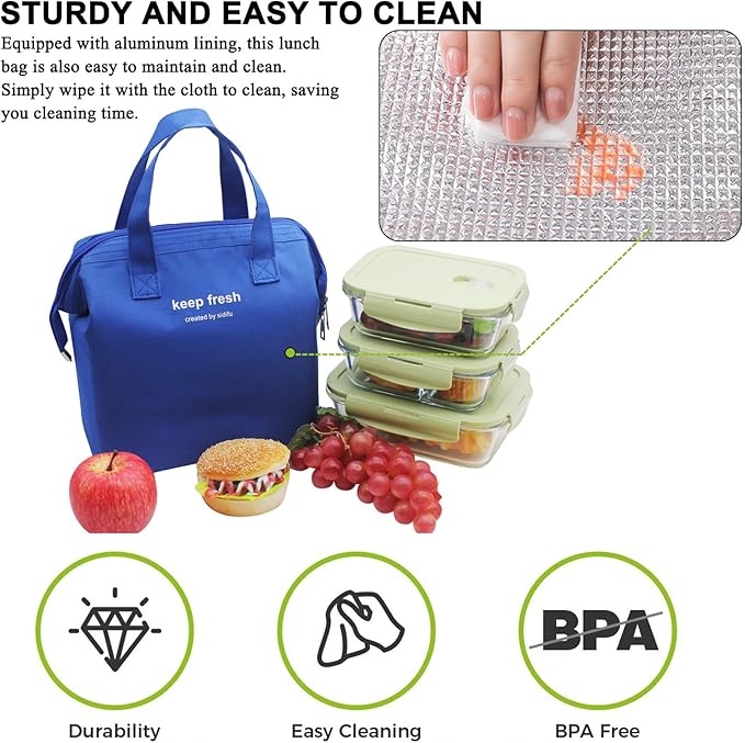 Insulated Lunch Bag Simple Bento Cooler