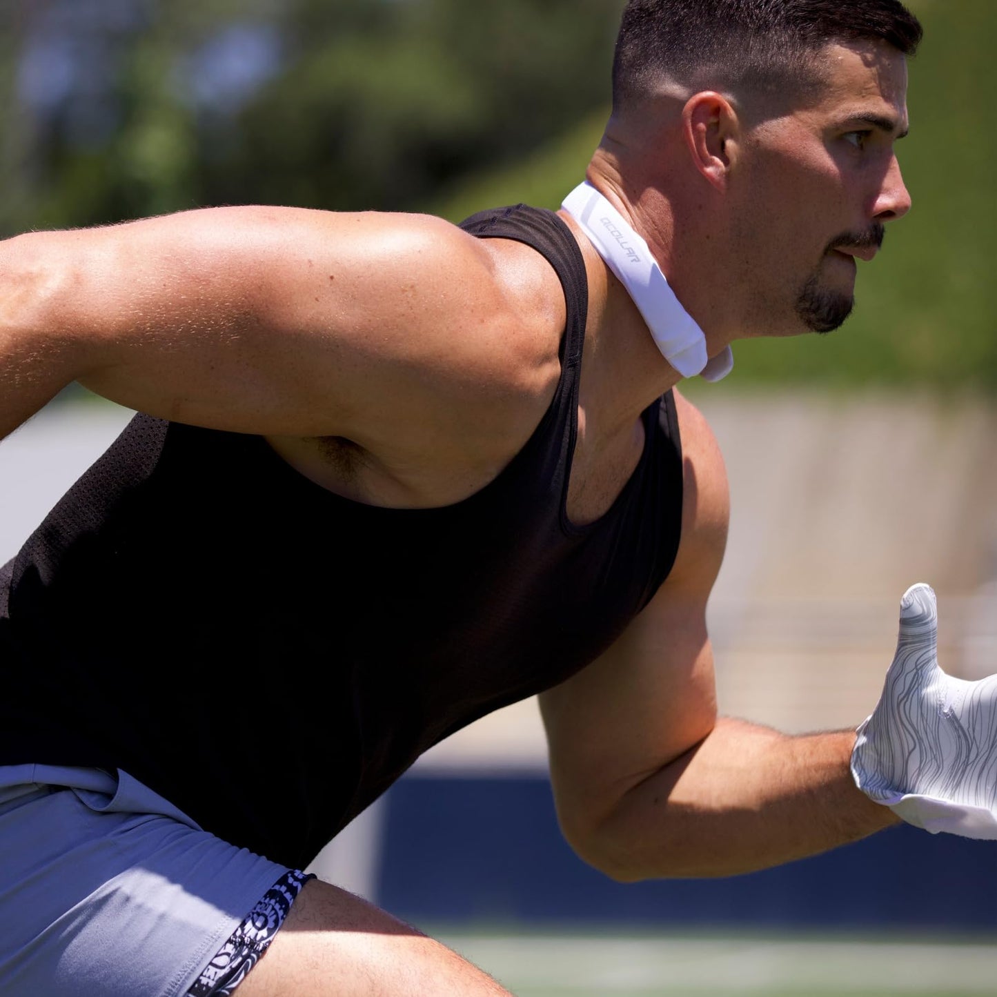 Q-Collar: FDA Cleared | Next-Gen Protective Gear for Athletes in Football, Soccer, Lacrosse, Hockey & Other Players | Sports Equipment | Advanced Protection for Athletes