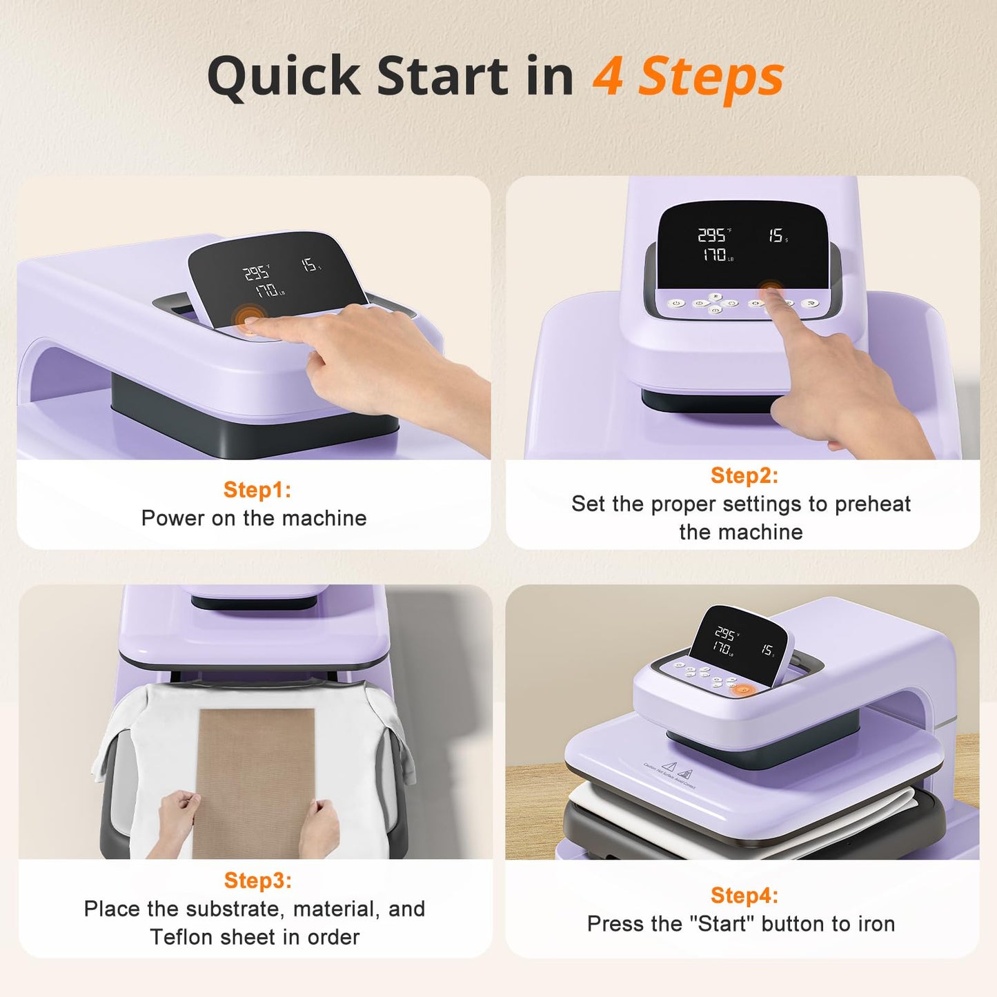 HTVRONT Auto Heat Press 2