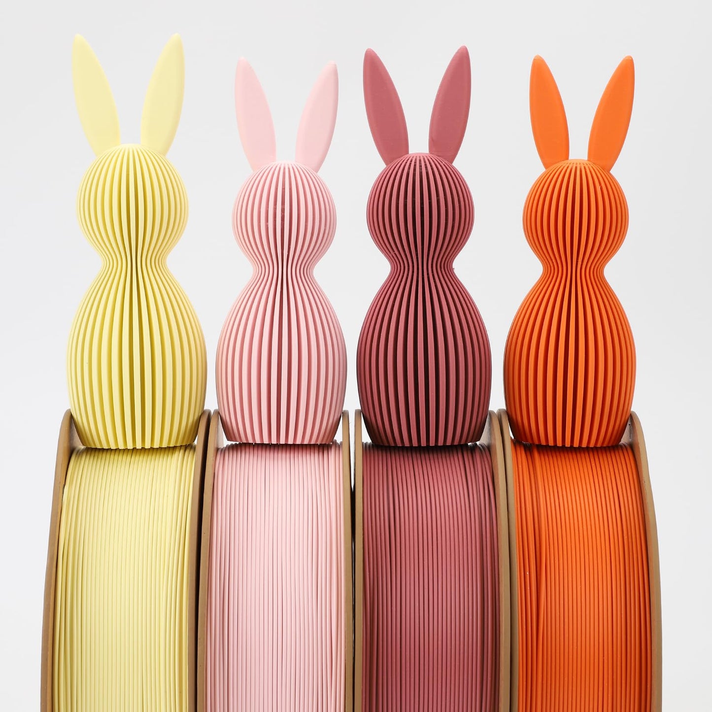 3DHoJor Matte PLA Filament 1.75mm, 3D Filament-Almond Yellow