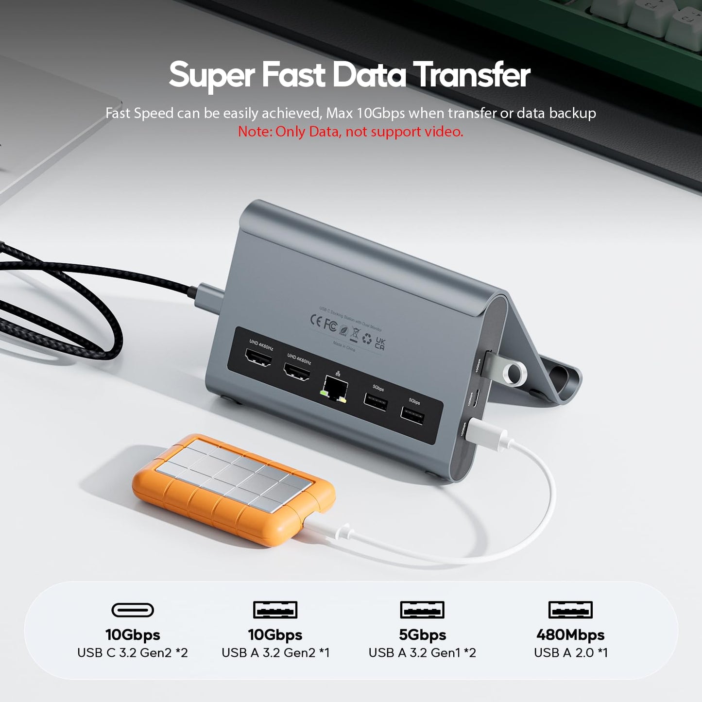 USB C Docking Station Dual Monitor