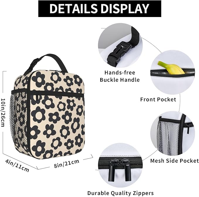 Insulated Lunch Bag, Leakproof Portable Box