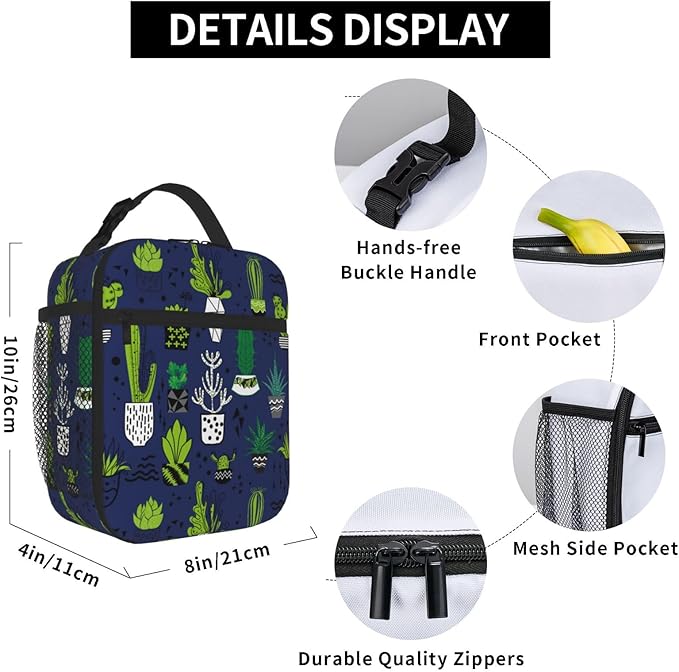Insulated Lunch Bag, Leakproof Portable Box