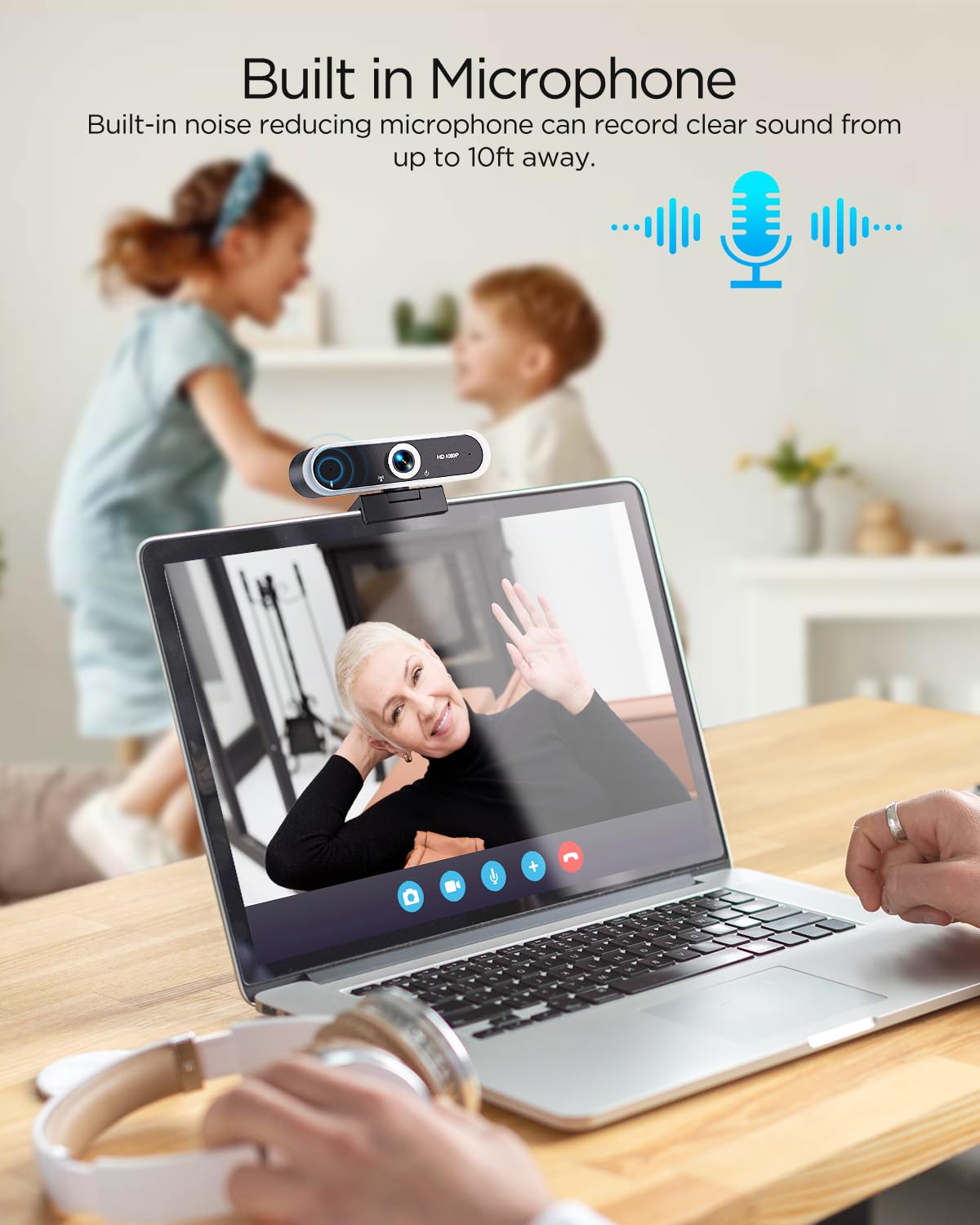 NIVEOLI Webcam 1080P