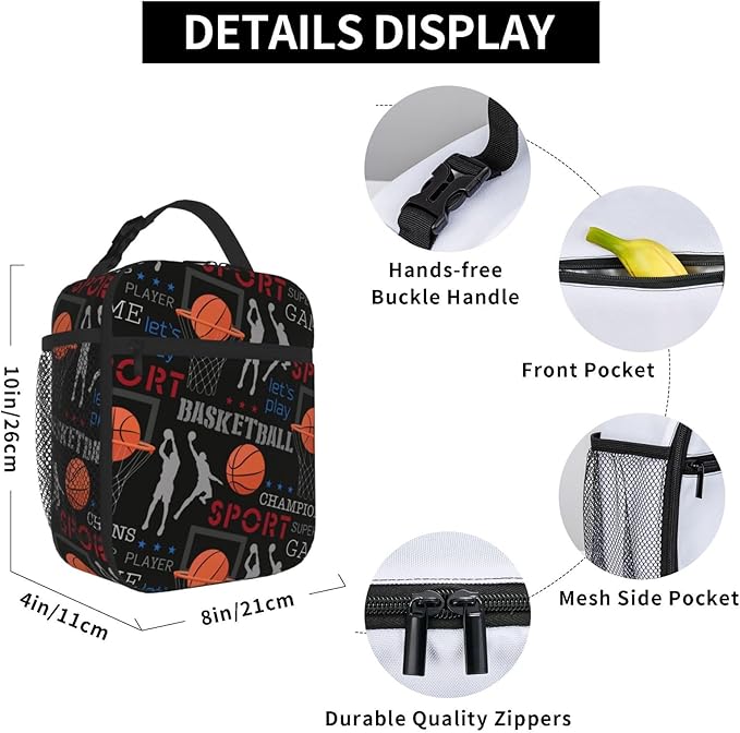 Insulated Lunch Bag, Leakproof Portable Box