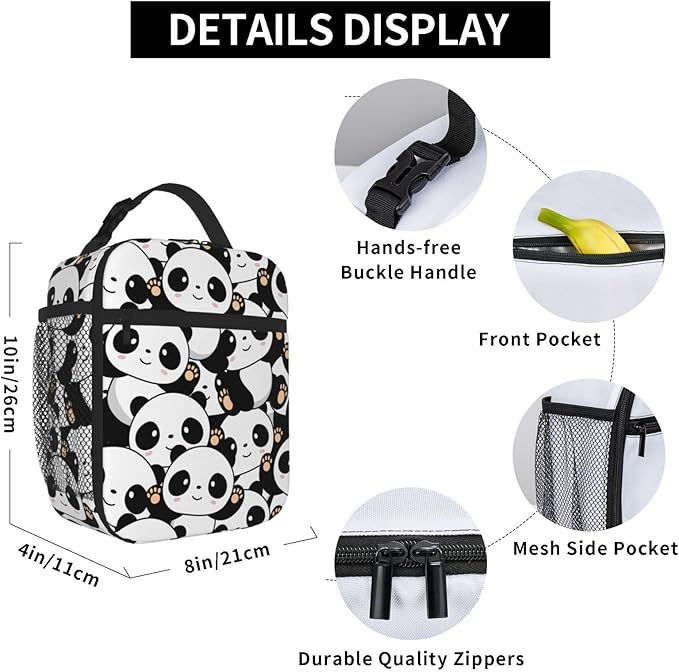 Insulated Lunch Bag, Leakproof Portable Box