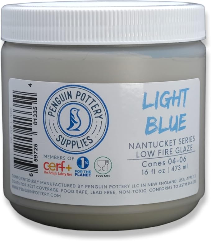 Penguin Pottery - Nantucket Series - Light Blue
