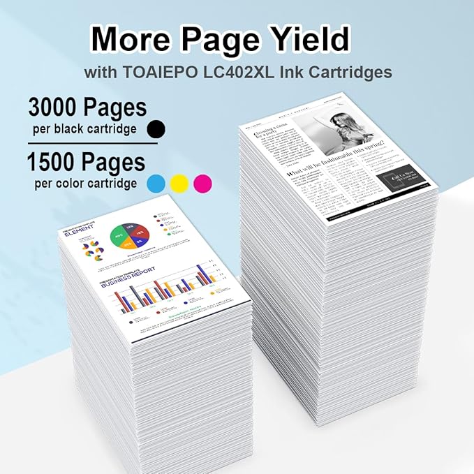 LC402XL Ink Cartridges- Brother LC402 XL