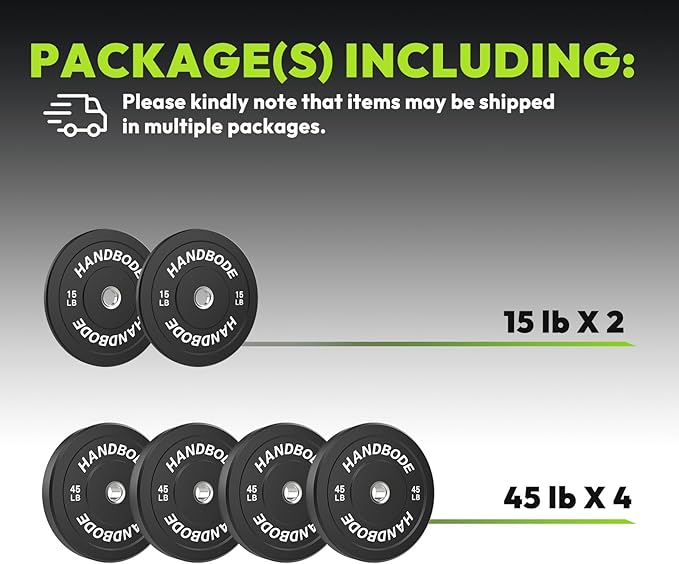 Weight Plate Bumper Weight Plate Set 2 - Inch hole