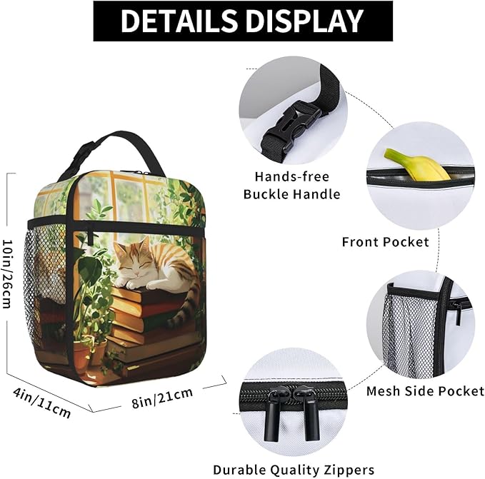 Insulated Lunch Bag, Leakproof Portable Box