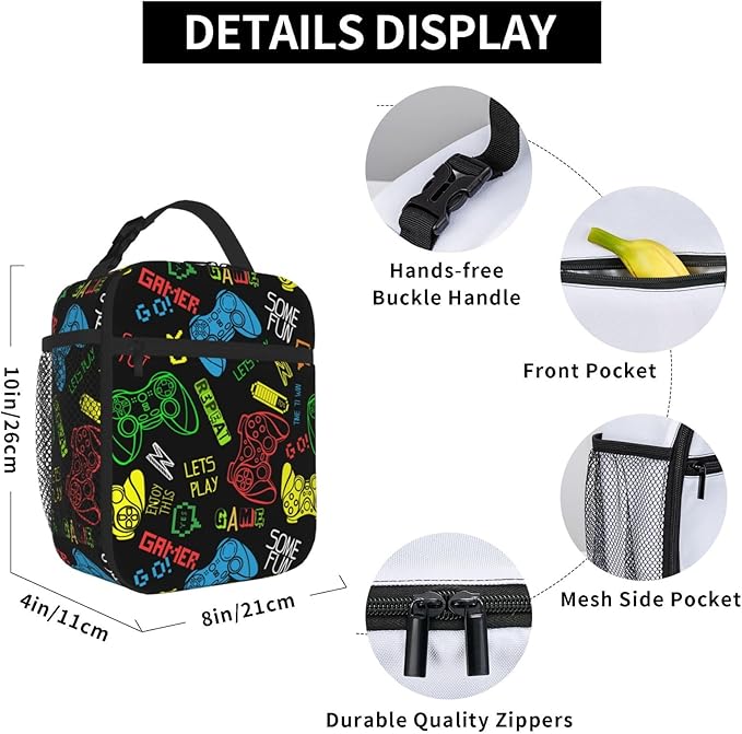 Insulated Lunch Bag, Leakproof Portable Box