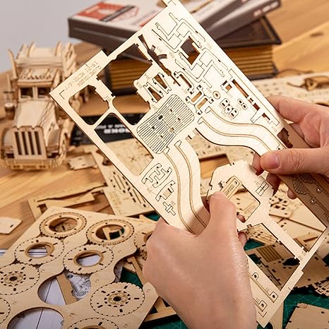 3D Puzzles wood- semi