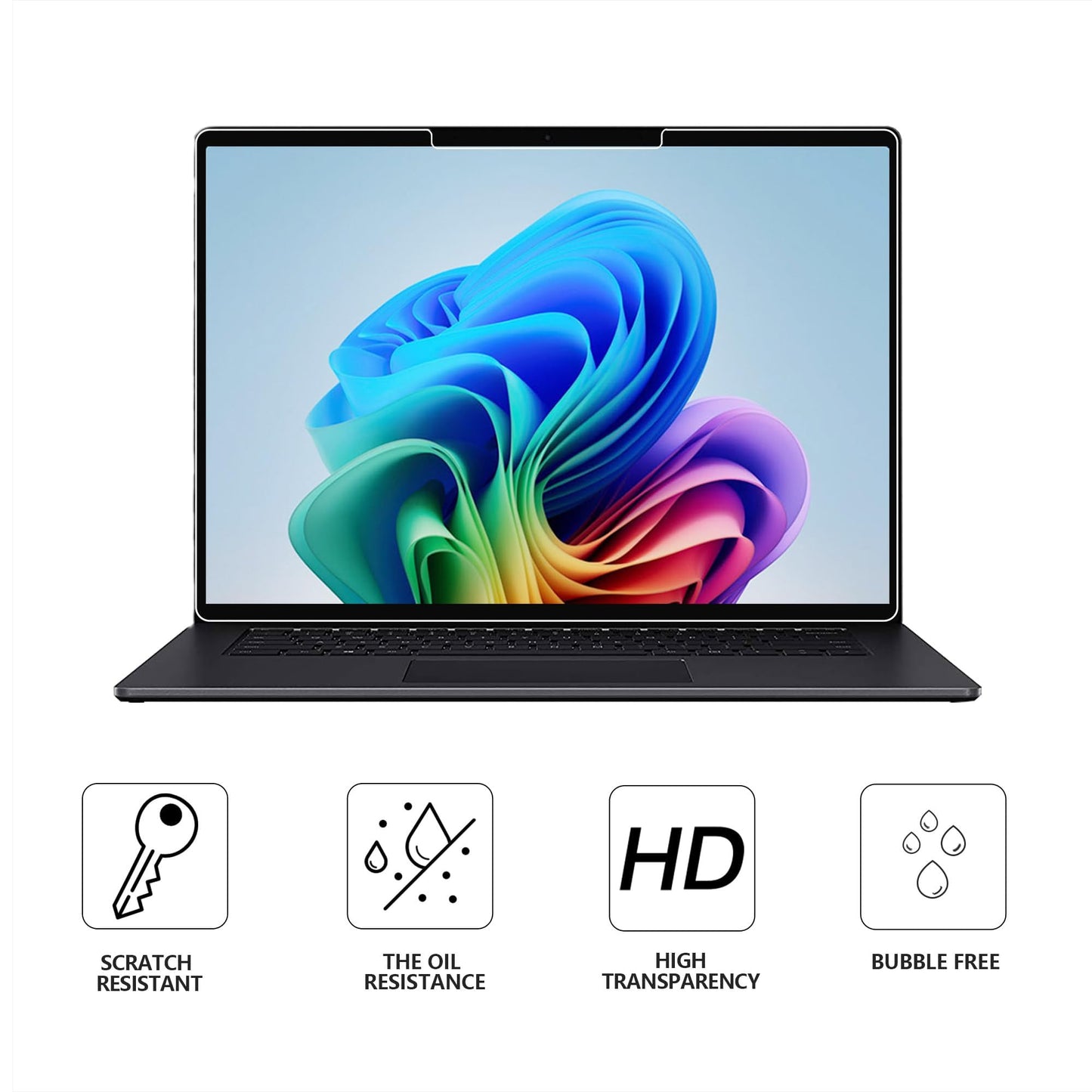 Screen Protector for Microsoft Surface Laptop 7 (2024, 13.8 Inch) - Tempered Glass