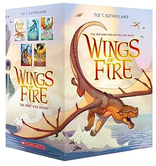 Wings of Fire Boxset, Books 1-5 (Wings of Fire) Paperback