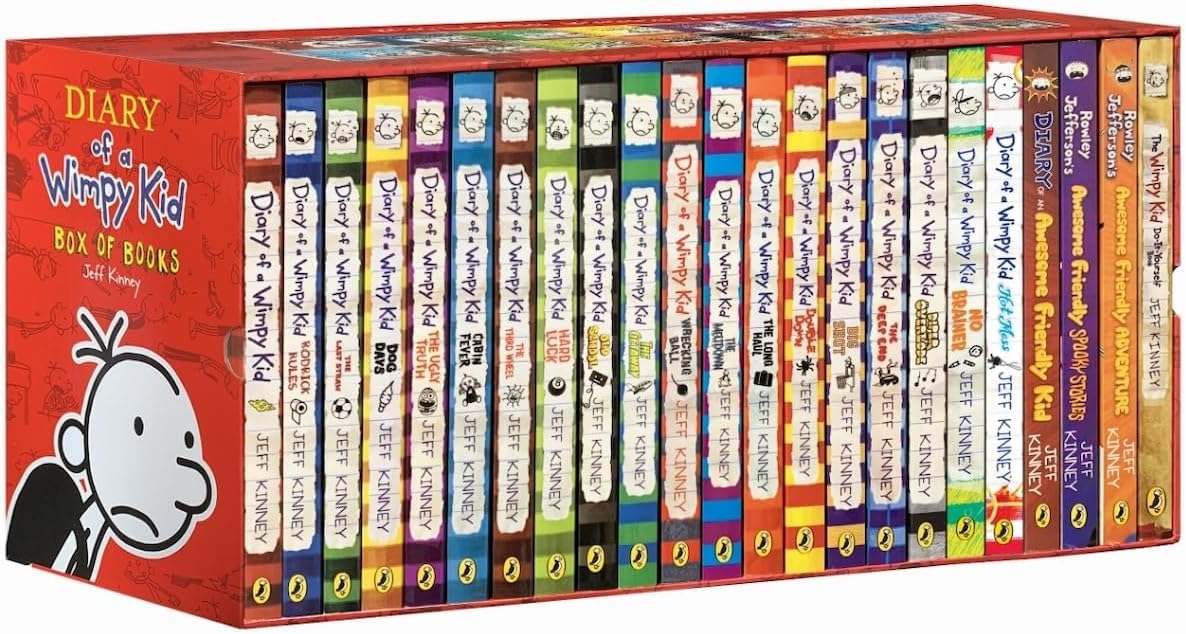 FOLREBAS A Library of a Wimppy Kid Complete Box Toy Set