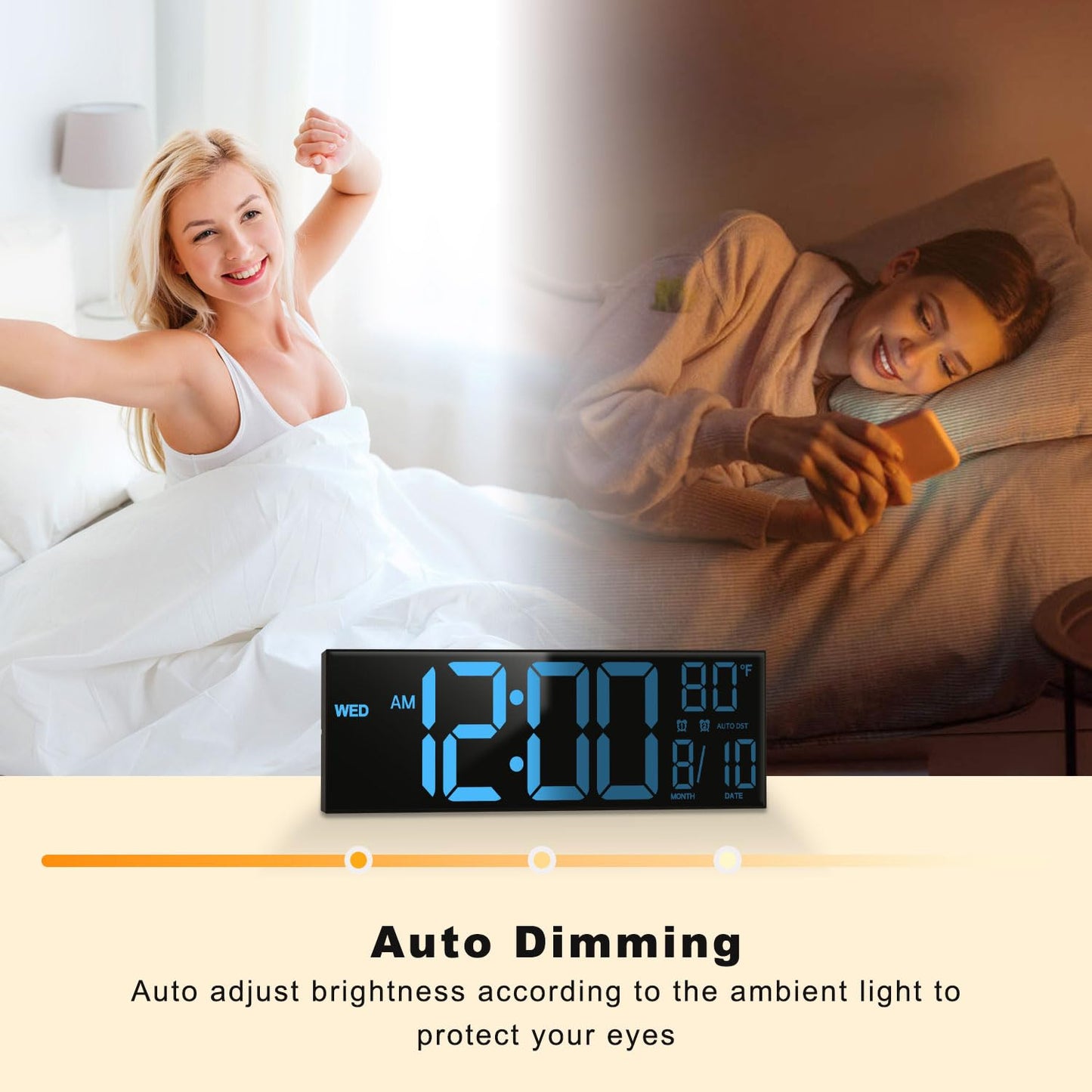 Digital Wall Mount Clock