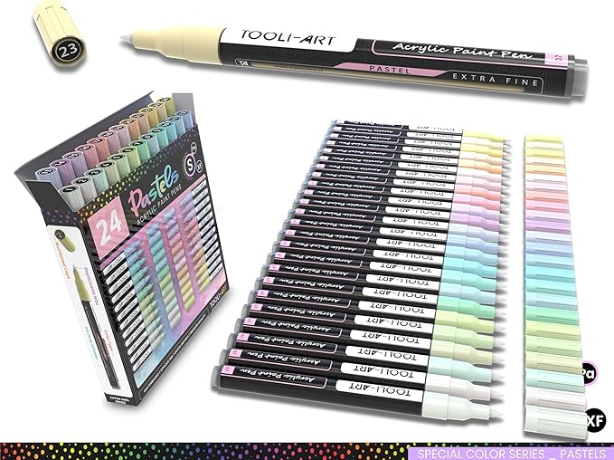 Tooli-Art- Pastel- Acrylic Paint Pens