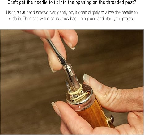 Speedy Stitcher Sewing Awl Kit with 180-yard Tube of Thread, Natural