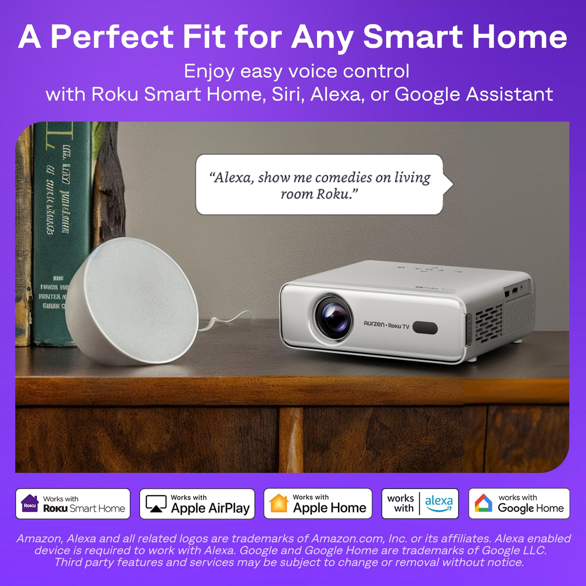 Aurzen Smart Portable Projector