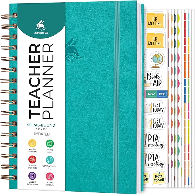 Planner Spiral- Calendar and Lesson Plans