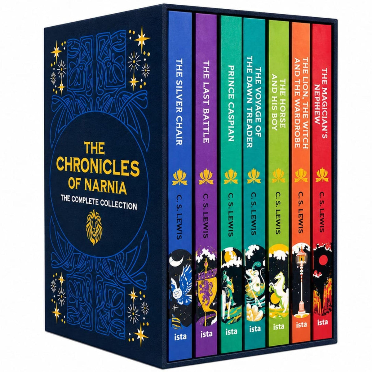 The Chronicles of Narnia 7 Books Collection Box Set By C S Lewis (The Magician's Nephew, The Lion the Witch and the Wardrobe, The Horse and His Boy,Prince Caspian, Voyage of the Dawn Treader & More)- hardcover