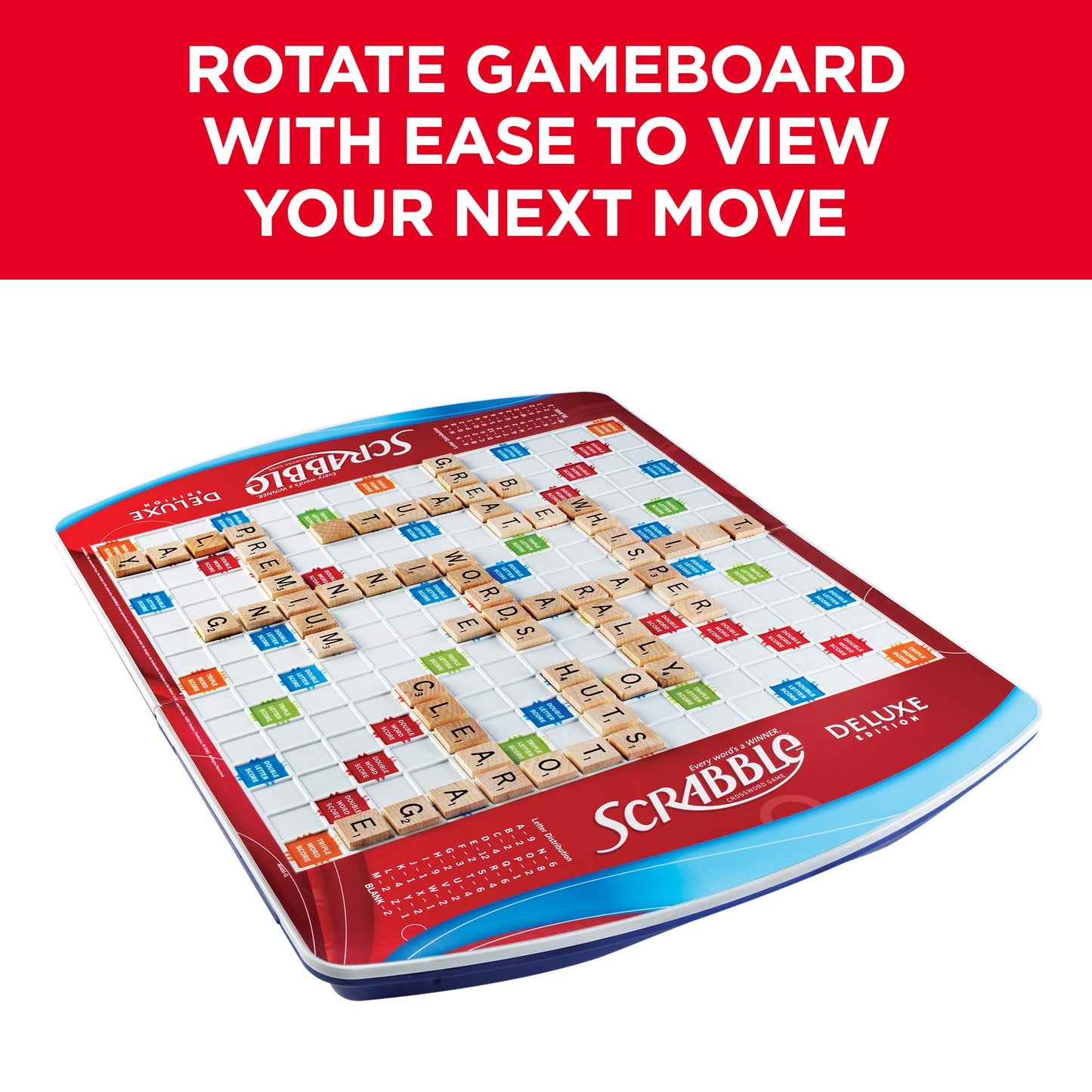 Scrabble Deluxe Edition Board Game