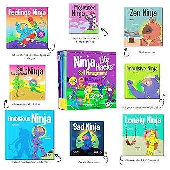 Ninja Life Hacks Self Management 8 Book Box Set- Books 33-40