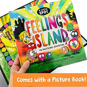 A Little SPOT Feelings Island Board Game and Book Set- Hardcover