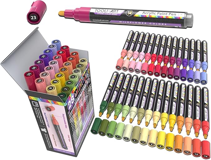 Tooli-Art- Wildflower M - Acrylic Paint Pens