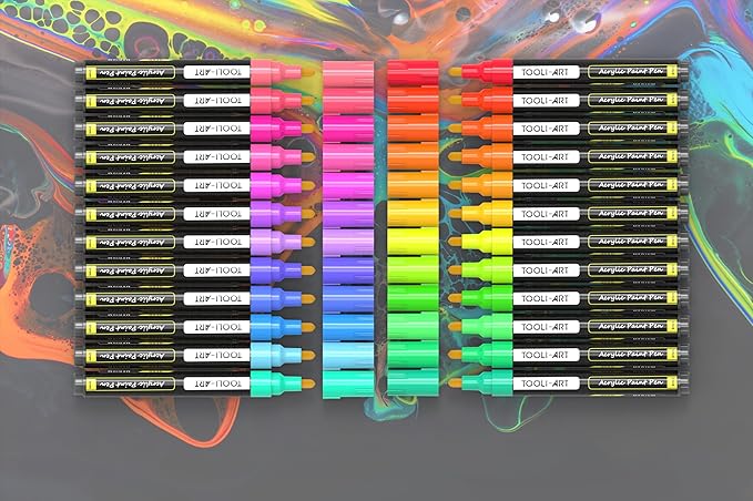Tooli-Art- Neon - Acrylic Paint Pens
