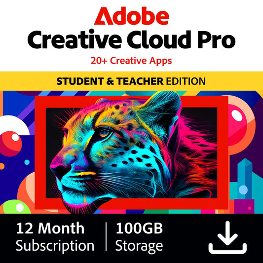 Adobe Creative Cloud Pro | Student & Teacher Edition