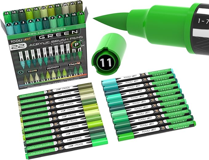Tooli-Art- Chisel - Acrylic Paint Pens