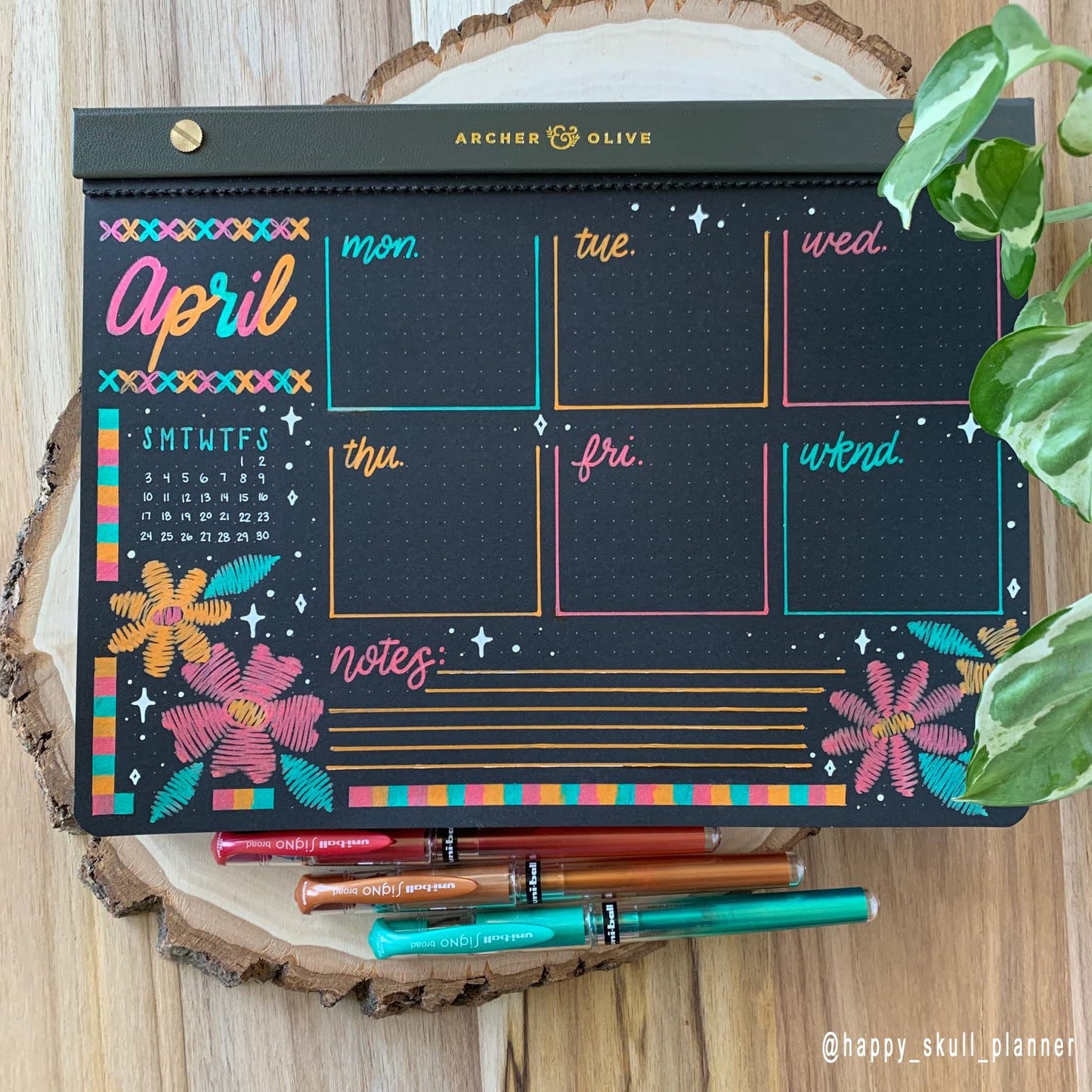 Uniball Signo 207 Gel Impact Stick Pens - 10 Assorted 1.0mm